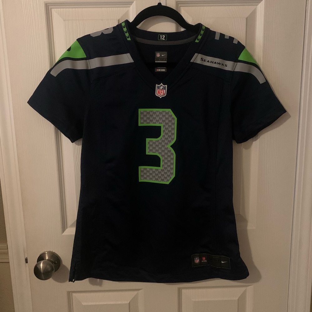 Nike Dark Blue Jersey with Green Accents